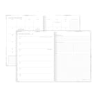 Mead 2027 West Village 12 Month Large Casebound Weekly/Monthly Planner - 10 1/8" H x 8" W - Bilingual-Bilingual