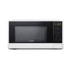 Commercial Chef 1.1 cu. ft. 1000W Countertop Microwave - White-10 Power Levels: Our compact microwave (21.1" x 15.6" x 11.8") has 10 outstanding heating settings, including 6 one-touch menus with Weight and Speed Defrost.
