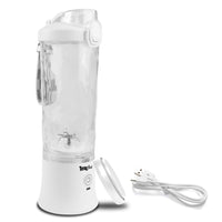 Total Chef Cordless Portable Blender - 20 oz - White-Compact cordless blender with removable carry strap
