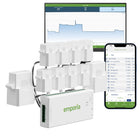 Emporia Vue 3 Home Energy Monitor with 8 50A Circuit Level Sensors-Provides twenty four hour energy management and monitoring allowing homeowners to automate manage and control real household power usage from anywhere at any time, helping prevent costly repairs conserve electricity reduce energy costs and monitor solar net metering performance, protected by a one year warranty