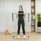 Soozier Pilates Bar Kit - Pilates Equipment with Resistance Bands - Grey-Combine different resistance bands according to your needs 