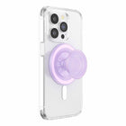 PopSockets PopGrip For MagSafe Round with Adapter Ring - Opalescent Clear-Simply slide off the grip for MagSafe charging