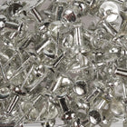 JAM Paper Colourful Push Pins - Silver - 100 Pack-Keep your school work, office work, art and visual projects organized with coloured push pins!