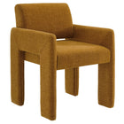 Modway Daven Fabric Upholstered Dining Chair - Copper-Versatile Dining Armchair