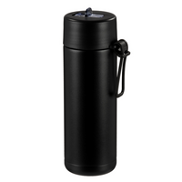 Gry Mattr Fitness Water Bottle with Straw Lid - 700 ml - Black-Holds up to 700 mL (24 oz) of liquid