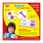 TREND Colours Fun-to-Know Puzzles -Durable, 3" x 3" pieces. Sturdy storage box. Photos for real-life learning.