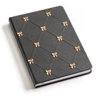 Eccolo Hard Cover Journal - 6" x 8" - Lined - 128 Sheets - Gold Bows-256 ivory, acid-free ruled pages (80 gsm) resist bleed-through and fading