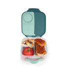 b.box Mini Lunchbox - Emerald Forest-Removable slide and glide divider allows you to adjust compartment size