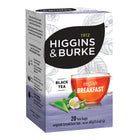 Higgins & Burke English Breakfast Tea - 20 Pack-Brimming with the full-bodied flavour of premium Assam and Ceylon teas, this hearty blend is delightful on its own or with milk and sugar