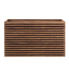 Modway Render 36" Wall-Mount Bathroom Vanity Cabinet - Walnut-Mid-Century Modern Vanity