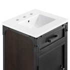 Modway Steamforge 18" Bathroom Vanity - White/Black-9