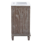 Modway Lilo 24" Bathroom Vanity - Grey/White-Non-Marking Foot Caps