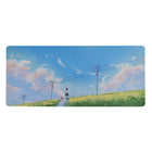 ONEofZERO Large Premium Mouse Pad - Lost in Thought-Tightly Woven Stitched Edges: For enhanced durability and to reduce fraying over time