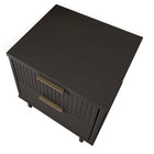 Manhattan Comfort Granville Modern Dresser and Nightstand Set - Dark Grey-10