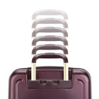 Samsonite Mobile Solutions 2 Spinner Carry On - Merlot-100% PC contruction with nylon front compartment