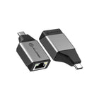 ALOGIC Ultra Mini USB-C to RJ45 Gigabit Ethernet Adapter-Small But Mighty - The device offers unparalleled freedom to grab-and-go for presentations on the road. Weighing under 20g it is unrivalled in terms of size and weight and can hide away in any laptop bag, handbag, or pocket for when you need it without taking up any space. Its tiny size also makes it a convenient way to use an existing USB-C port with a newer computer. The smart off-set design of the adapter also prevents it from restricting access to