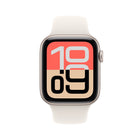 Apple Watch SE 3 - 44 mm - GPS - Starlight Aluminum Case with Starlight Sport Band - M/L-Enjoy all-day, 18-hour battery life. Then charge up to twice as fast as SE 2 and get up to 8 hours of battery in just 15 minutes