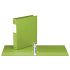 Davis Group Premium Economy Binder - Round Ring - 1.5" - Lime Green - 6 Pack-1.5"