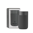 W&P Porter Mug - 480 ml - Charcoal-Silicone sleeve is grippable, soft on the hands, and prevents scratches on surfaces