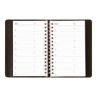 Brownline 2026 PlannerPlus Daily Planner with Sticky Notes - 8" x 5" - Black - English-Extra bonus pages include: three-year calendar, list of important dates, quarterly planners, interest table, metric conversion charts, maps and dedicated sections for cash records, contacts (telephone/address/email) and notes