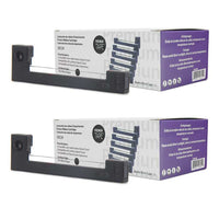 Premium Tape Epson ERC-09 Alternativeatibe Ribbon - Black  - 2 Packs of 6-Compatible