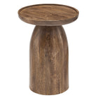 Modway Holloway Round Wood Side Table - Walnut-Arrives Fully Assembled