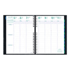 Blueline 2026 Timanager 13-Month CoilPro 7-Day Weekly/Monthly Planner - 11" x 8-1/2" - Black - English-Extra bonus pages include: dedicated notes and contacts section