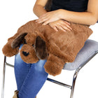Bouncyband Washable Sensory Plush Lap Pad - Puppy-EASILY WASHABLE: The exterior is machine washable, and the inner weighted pad is removable and can be cleaned with a sponge and soap
