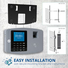 uAttend BN6500N Cloud-Connected Fingerprint WiFi/LAN Time Clock System - Black/Grey-Revision Zones - Eliminate employees clocking in early and out late to earn OT