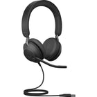 Jabra Evolve2 40 SE Mono USB-C Wired On-Ear Headset with Extension Cable - Unified-Unified Communications (UC) Certified