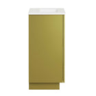 Modway Quantum 18" Bathroom Vanity - White/Gold-Assembly Required