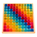 TickiT Gem Cube Mirror Tray - Set of 101-Kid-friendly design: These chunky cubes are finished with smooth edges that are perfect for small hands. Add this set to sensory stations, montessori-based activities and calming corners