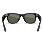 Ray-Ban Meta Wayfarer (Gen 2) Smart Glasses - Shiny Black/Green lenses-Downward firing open-air speakers allow you to listen to music, take calls, and hear navigation instructions while keeping you aware of your surroundings. They're designed to deliver loud, quality audio straight to your ears without disturbing those around you