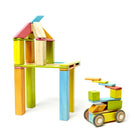 Tegu Magnetic Wooden Blocks - Tints - 90 Piece Set-Naturally safe: no lead, no plastic, non-toxic, water-based lacquer finish, no small parts