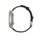 Amazfit Active 2 Smartwatch with Leather Band & Heart Rate Monitor - 44mm - Black-Free Zepp app with health and fitness tracking insights
