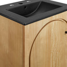 Modway Appia 24" Bathroom Vanity - Oak/Black-8