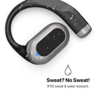 MyBat Design Lab Open Ear Bluetooth Earbuds - Black And Leopard Print-8