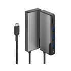 ALOGIC Fusion CORE 5-in-1 USB-C Hub - Space Grey-Plug & Play: To make the user experience simple and efficient, the Fusion 5-in-1 Hub is equipped with a Plug and Play design, this feature eliminates the need to install any additional software or driver, all you needto do is simply plug the hub, and the device is ready to use