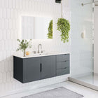 Modway Vitality 48" Single Sink Bathroom Vanity - Grey/White-MDF and Particleboard Construction