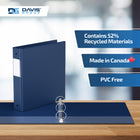 Davis Group Premium Economy Binder - Round Ring - 1.5" - Royal Blue - 6 Pack-Ideal for Conferences, Reference, Colleges & Universities