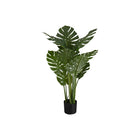 Monarch Specialties 45" Artificial Indoor Monstera Tree - Floor - Black Pot-Add a vibrant burst of greenery to any floor of your home or office with this 45" tall artificial indoor monstera tree in a 6" black pot