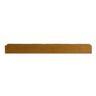 Entrepot La Grange Floating Beam Fireplace Mantel - 60" L x 7" D x 5" T - Whiskey Brown-Includes Support
