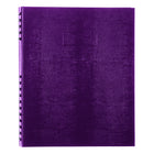 Blueline NotePro Ruled Notebook - 10-3/4" L x 8-1/2" W - Grape - 300 Pages-Index sheet