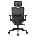 COUGAR Speeder One Mesh Reclining & Tilting Chair - Black-3D Adjustable Headrest: Adjust the headrest for personalized neck support and comfort