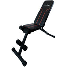 MotionGrey Adjustable Weight Bench - Foldable Workout Bench for Dumbbell Strength Training - Black-Easily switch between incline, decline, and flat settings to support a wide range of exercises for full-body training