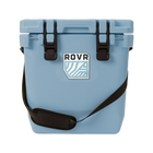 RovR CoolR 25 Quart Hard Cooler with Shoulder Strap - South Pacific-Patented AnchR Pin System lets you attach essential accessories like the Prep Board, Double Cup HoldR, and Stash Bag (not included)
