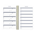 Blueline - Agenda Scolaire Hebdomadaire/Mensuel - 8 po H x 5 po l - Motif Floral - Anglais-Événements importants