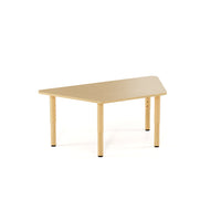 Mitybilt Environ Trapezoid Table - 48" L x 24" D-Chewing gum resistant table backing