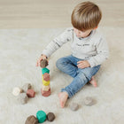 Miniland Towering Wooden Stones-These activities help children to learn about numbers and develop sorting skills.