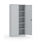 Ceha Canada RTA Metal Storage Cabinet - 36" W x 77" H - Light Grey-6